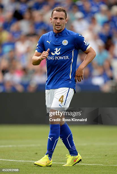 Danny Drinkwater of Leicester City in action during the pre season friendly match between Leicester City and Werder Bremen at The King Power Stadium...