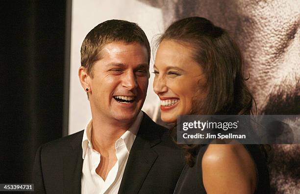 Singer/songwriter Rob Thomas and wife Marisol Maldonado attend the "Lone Survivor" New York premiere at Ziegfeld Theater on December 3, 2013 in New...