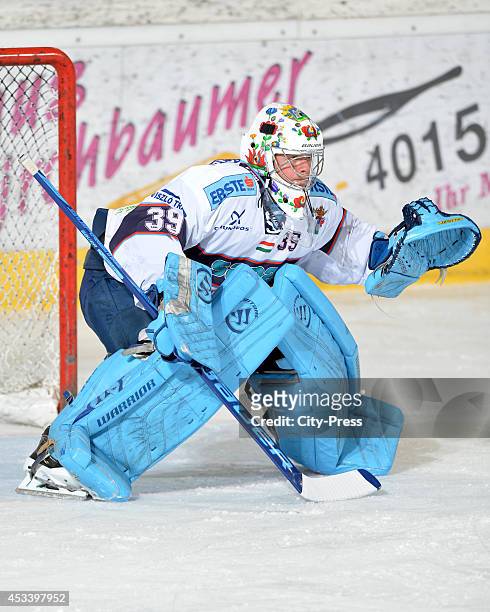 Bence Balizs during a test game in Innsbruck, Austria.