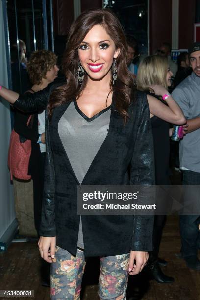 Farrah Abraham attends the Perez Hilton CD Release Party at Marlin Room at Webster Hall on December 3, 2013 in New York City.