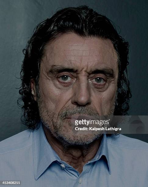 Actor Ian Mcshane is photographed for the Independent on October 23, 2013 in London, England.