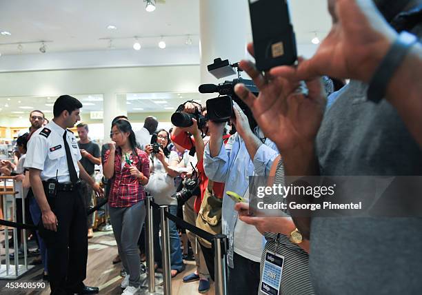 General view of the "Grumpy Guide To Life: Observations From Grumpy Cat" Book Event At Indigo at Eaton Centre Shopping Centre on August 9, 2014 in...