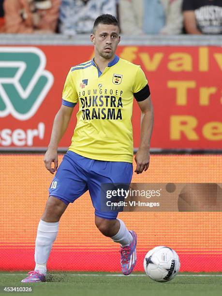 Dejan Meleg of Cambuur Leeuwarden during the Dutch Eredivisie match between SC Cambuur Leeuwarden and FC Twente at the The Cambuur Stadium on August...