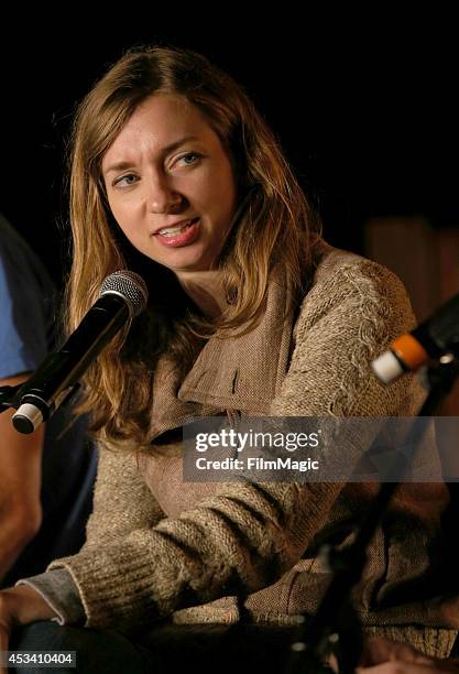 Actress Lauren Lapkus performs at The Barbary Stage during day 2 of the 2014 Outside Lands Music and Arts Festival at Golden Gate Park on August 9,...