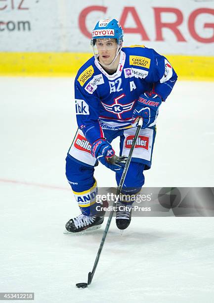 Felicien Du Bois during a National League A game in Kloten, Switzerland.