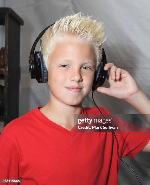 Singer Carson Lueders attends the Backstage Creations Celebrity Retreat at Teen Choice 2014 - Day 1 on August 9, 2014 in Los Angeles, California.