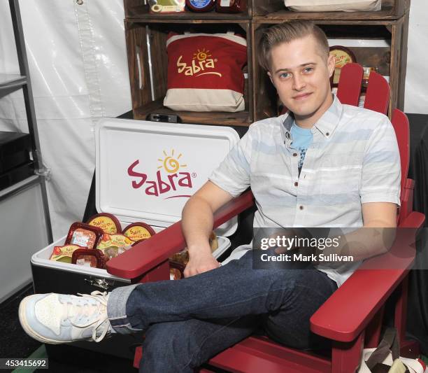 Actor Lucas Grabeel attends the Backstage Creations Celebrity Retreat at Teen Choice 2014 - Day 1 on August 9, 2014 in Los Angeles, California.