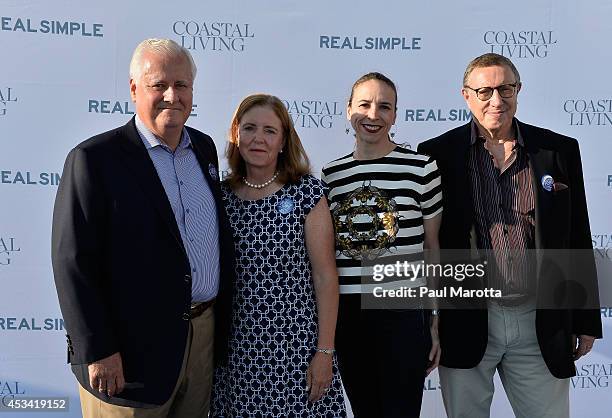 Time Inc CEO Joe Ripp and Editor Norman Pearlstine attend Boston Pops On Nantucket Hosted By Real Simple and Coastal Living at Jetties Beach on...