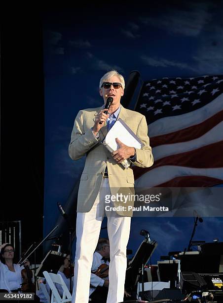 Guest Host David Gregory of MSNBC Meet the Press at Boston Pops On Nantucket Hosted By Real Simple and Coastal Living at Jetties Beach on August 9,...