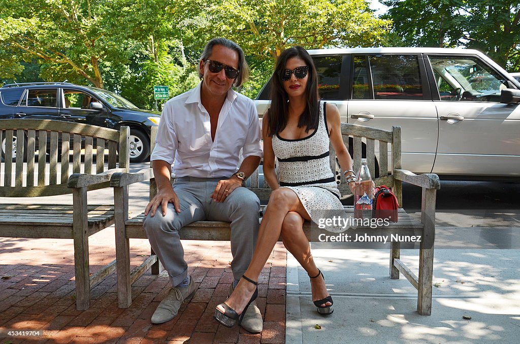 Adriana De Moura Sighting In Bridgehampton