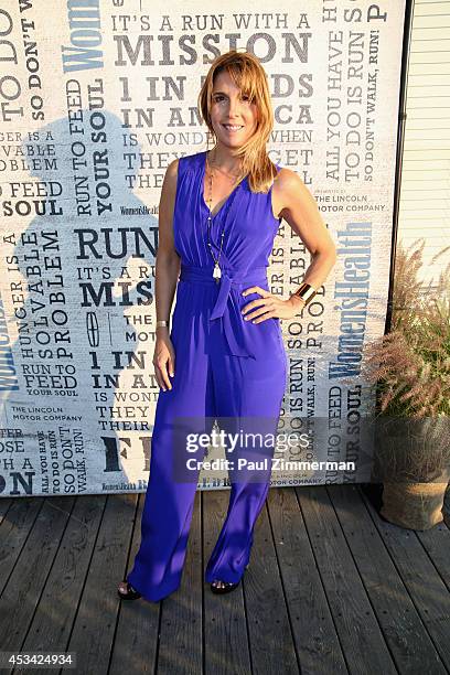 Editor-in-Chief Women's Health Magazine Michele Promaulayko attends Women's Health Hosts Hamptons "Party Under The Stars" for RUN10 FEED10 at...