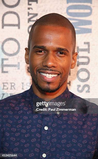 Actor Eric West attends Women's Health Hosts Hamptons "Party Under The Stars" for RUN10 FEED10 at Bridgehampton Tennis and Surf Club on August 9,...