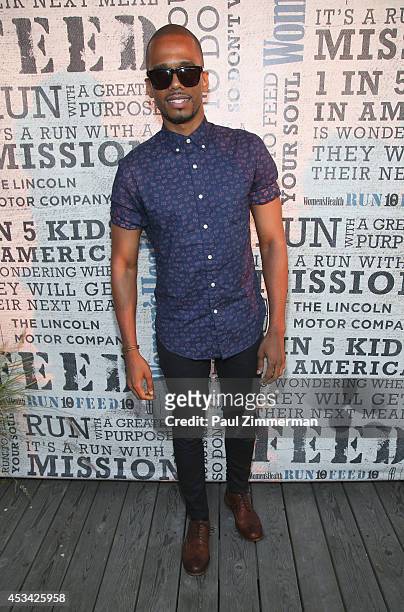 Actor Eric West attends Women's Health Hosts Hamptons "Party Under The Stars" for RUN10 FEED10 at Bridgehampton Tennis and Surf Club on August 9,...