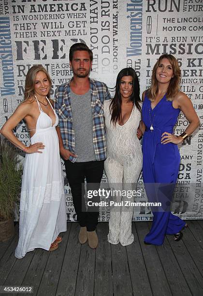 Publisher, Women's Health Magazine Laura Frerer-Schmidt, Scott Disick, TV Personality Kourtney Kardashian and VP Editor-in-Chief Women's Health...