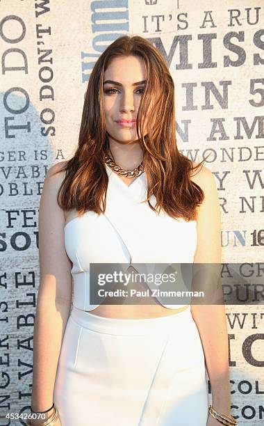 Actress, TV Personality Sophie Simmons attends Women's Health Hosts Hamptons "Party Under The Stars" for RUN10 FEED10 at Bridgehampton Tennis and...