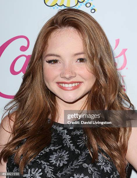 Actress Natalie Alyn Lind attends the Teen Choice 2014 Awards Official Pre-Party hosted by DigiTour at Gibson Guitar Entertainment Relations Showroom...