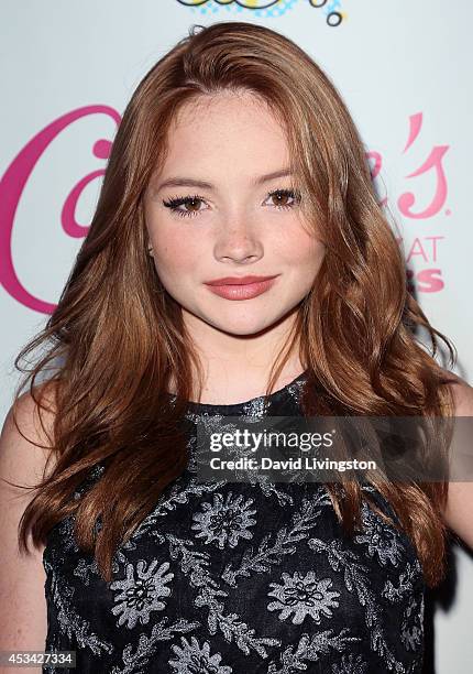 Actress Natalie Alyn Lind attends the Teen Choice 2014 Awards Official Pre-Party hosted by DigiTour at Gibson Guitar Entertainment Relations Showroom...