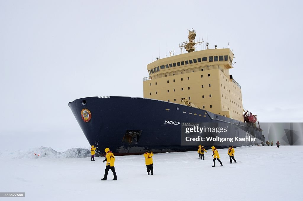 Antarctica, Weddell Sea, Icebreaker Kapitan Khlebnikov...