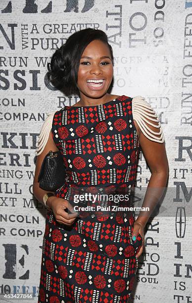 Actress Chyna Layne attends Women's Health Hosts Hamptons "Party Under The Stars" for RUN10 FEED10 at Bridgehampton Tennis and Surf Club on August 9,...