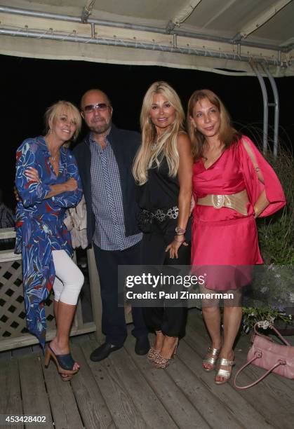 Bobby Zarin and guests attend Women's Health Hosts Hamptons "Party Under The Stars" for RUN10 FEED10 at Bridgehampton Tennis and Surf Club on August...