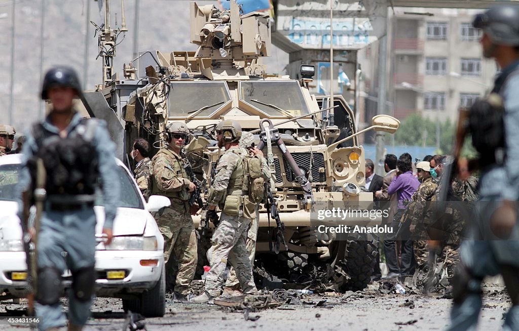 Suicide bomb attack in Kabul