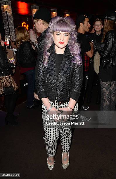 Actress Kelly Osbourne attends the BOOHOO.com #CRAZYINBOOHOO VIP viewing party hosted by Stoli Premium Vodka for Beyonce's Mrs. Carter World Tour at...
