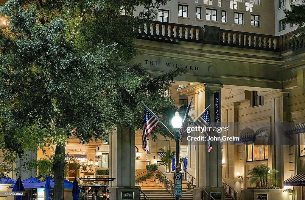 The Willard Intercontinental Hotel...