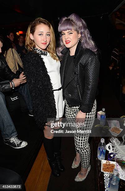 Actresses Noah Cyrus and Kelly Osbourne attend the BOOHOO.com #CRAZYINBOOHOO VIP viewing party hosted by Stoli Premium Vodka for Beyonce's Mrs....