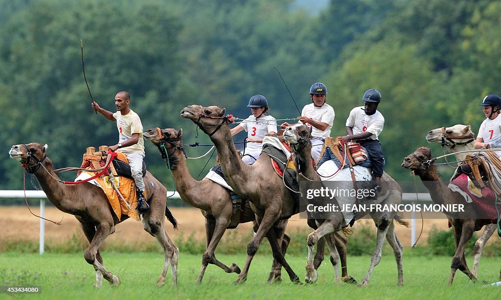 FRANCE-CAMEL-RACE-OFFBEAT