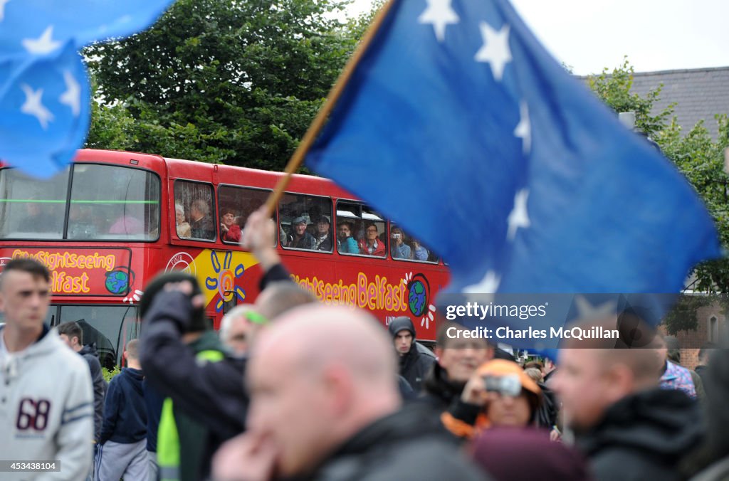 Republican Internment Parade In Belfast