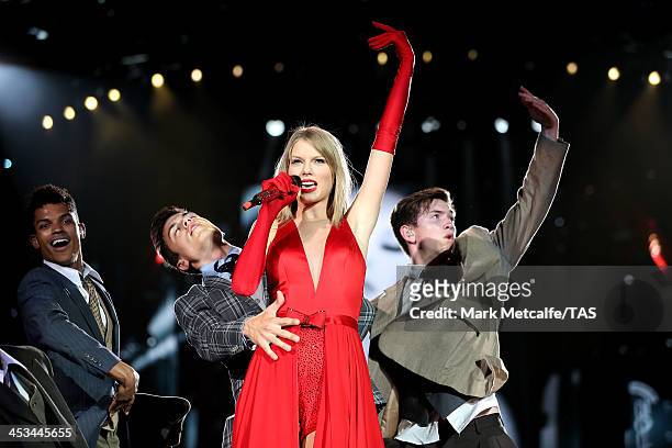 Seven-time Grammy winner Taylor Swift kicked off the Australian leg of her RED tour at Allianz Stadium, playing to a sold-out crowd of more than...
