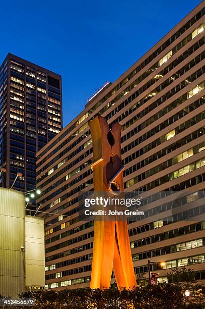 Clothespin sculpture.