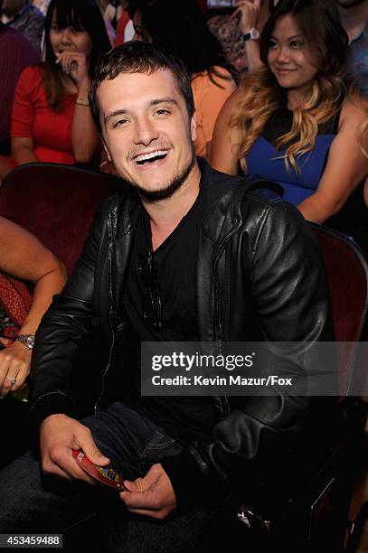 Actor Josh Hutcherson attends FOX's 2014 Teen Choice Awards at The Shrine Auditorium on August 10, 2014 in Los Angeles, California.