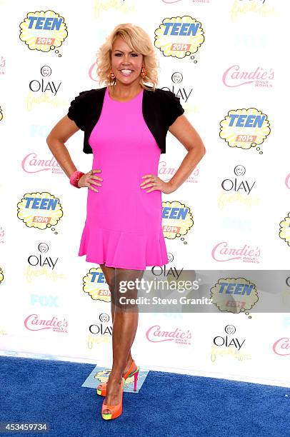 Personality Mary Murphy attends FOX's 2014 Teen Choice Awards at The Shrine Auditorium on August 10, 2014 in Los Angeles, California.