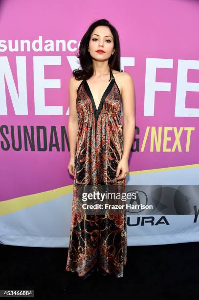 Actress Rome Shadanloo attends the screening of "A Girl Walks Home Alone at Night" with Warpaint in concert during Sundance NEXT FEST at The Theatre...