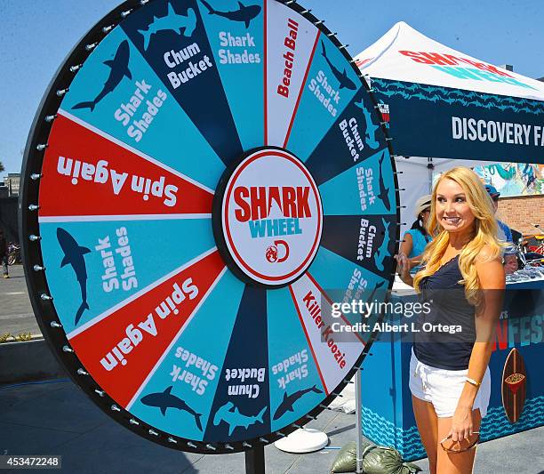 Actress Alana Curry at the Discovery Channel's Day 2 of Shark Week Kickoff with FinFest 2014 hosted by The Discovery Channel held at the Hermosa...