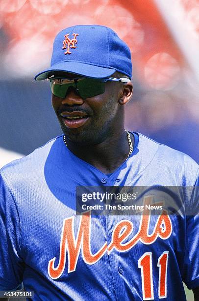 Preston Wilson of the New York Mets during the game against the Florida Marlins on June 21, 1998 at Shea Stadium in Flushing, New York.