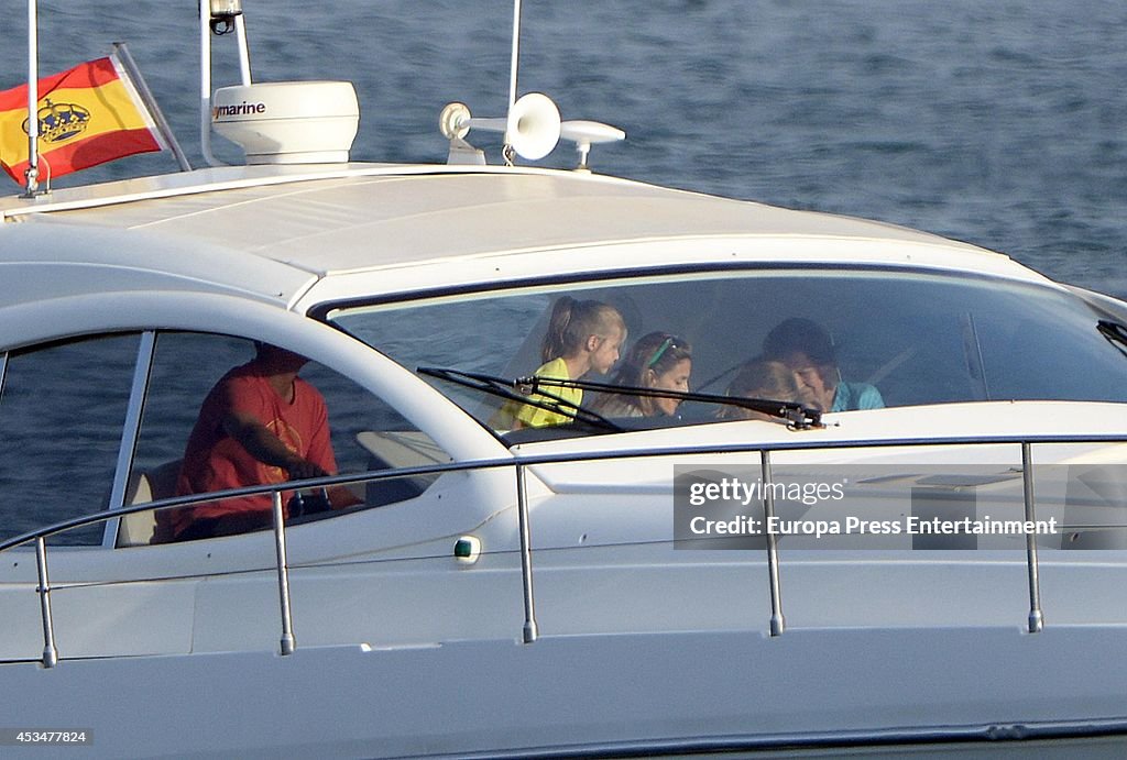 Spanish Royals In Mallorca - August 10, 2014