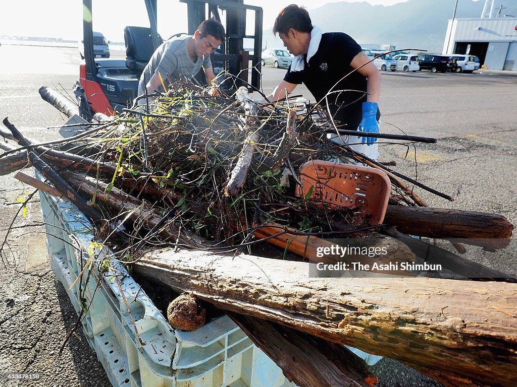 Aftermath of Typhoon Halong Lashing Japan