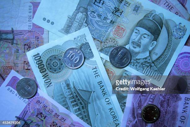 Korea, Korean Money.