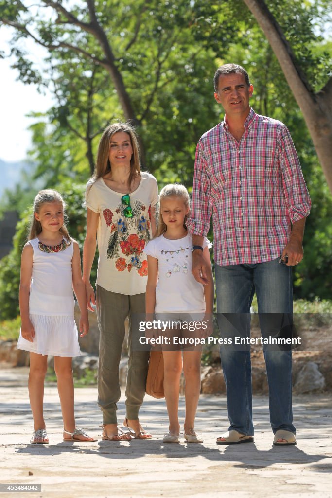 Spanish Royals Visits Tramuntana Mountains In Mallorca - August 11, 2014