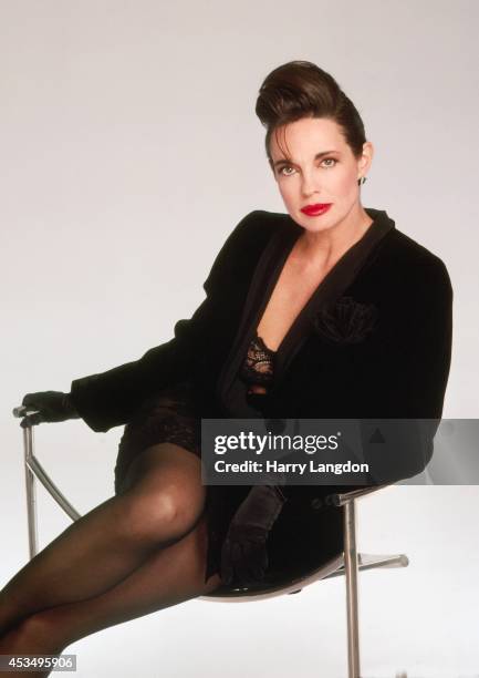 Actress Linda Gray poses for a portrait in 1988 in Los Angeles, California.