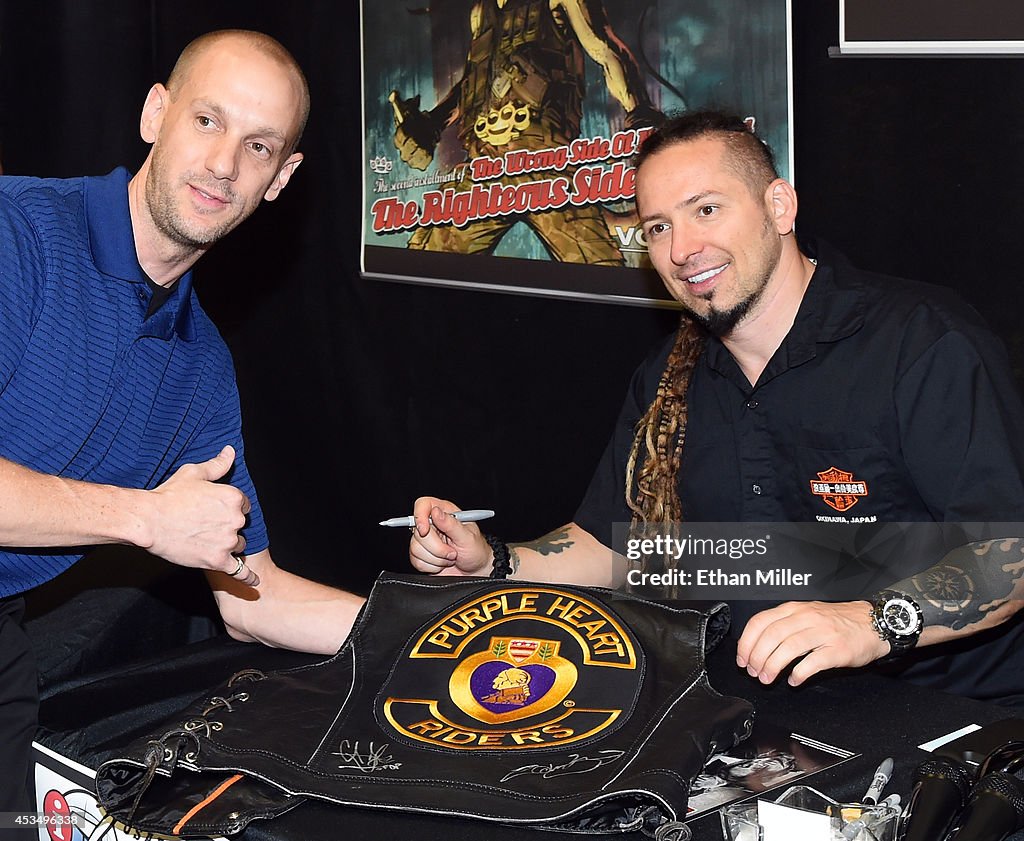 Five Finger Death Punch Visits Nellis AFB To Raise PTSD Awareness