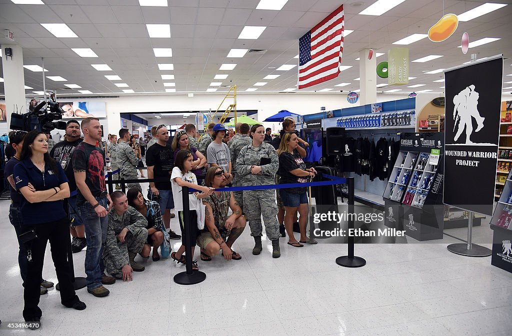 Five Finger Death Punch Visits Nellis AFB To Raise PTSD Awareness