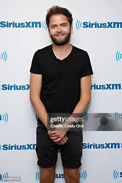 Recording artist Passenger visits the SiriusXM Studios on August 11, 2014 in New York City.