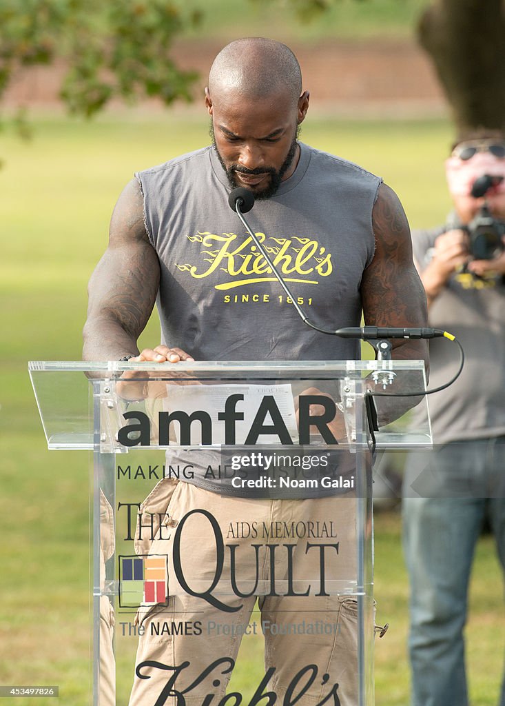 The AIDS Memorial Quilt Dedication