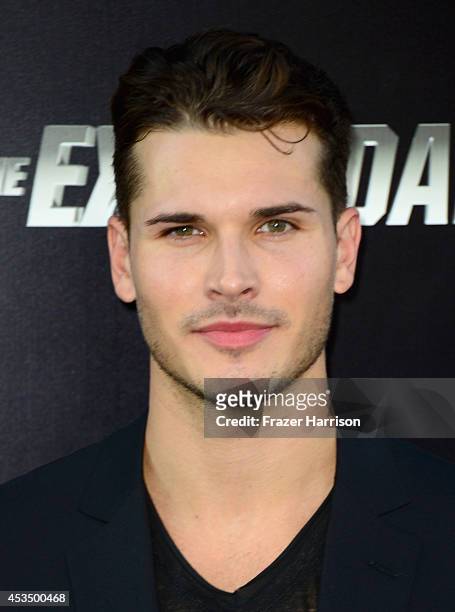 Dancer Gleb Savchenko attends Lionsgate Films' "The Expendables 3" premiere at TCL Chinese Theatre on August 11, 2014 in Hollywood, California.