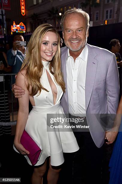 Actress Greer Grammer and actor Kelsey Grammer attend the premiere of Lionsgate Films' "The Expendables 3" at TCL Chinese Theatre on August 11, 2014...