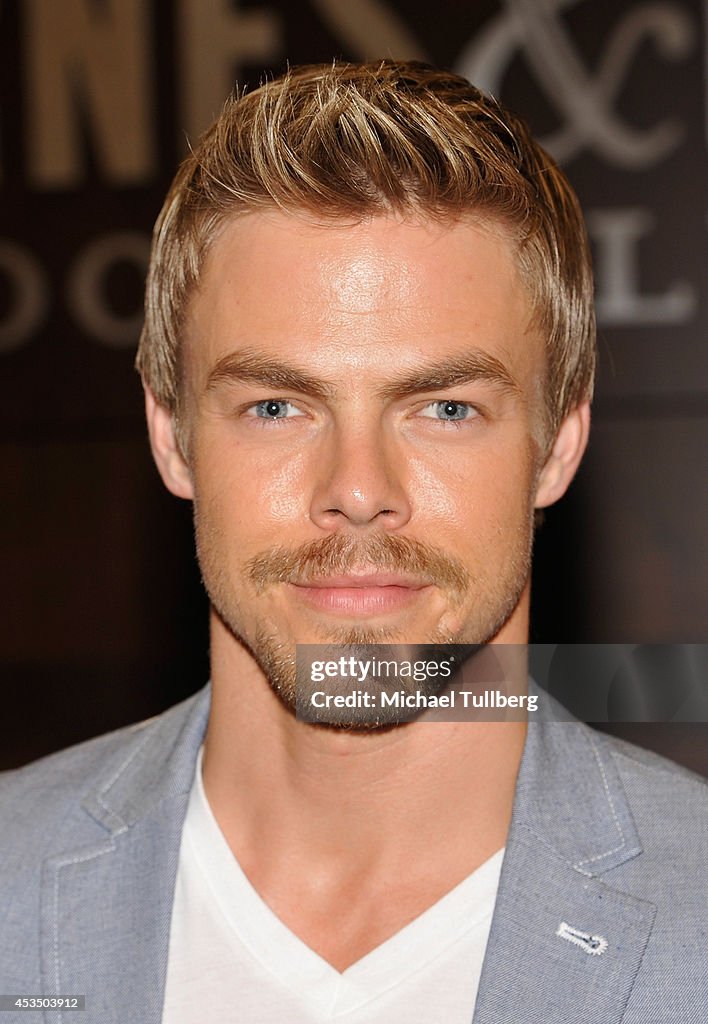 Derek Hough Book Signing For "Taking The Lead: Lessons From A Life in Motion"