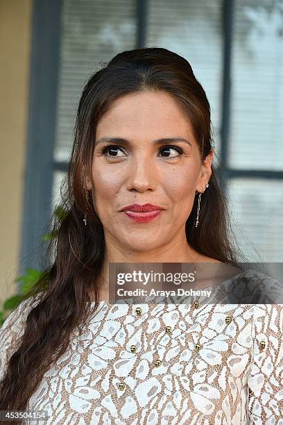 Tonantzin Carmelo arrives at the screening of "Child Of Grace" - Arrivals at Raleigh Studios on August 11, 2014 in Los Angeles, California.